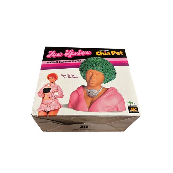 Ice Spice Chia Pet Decorative Planter New in Box Fun Collectible Novelty Gift - Picture 1 of 9